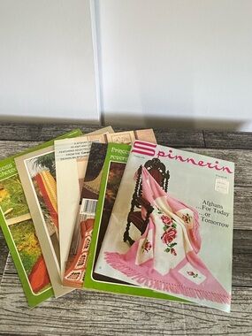 Vintage Spinnerin & Princess Afghan Crochet Pattern Books and Others